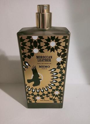 Парфюмированная вода memo marocan leather 75 мл оригинал, тестер