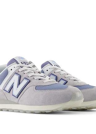 New balance 574 sneakers men's pearl gray нью беленс кросівки мокасіни кеди