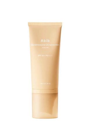 Сонцезахисний крем з тонуючим ефектом abib glutathiosome cc sunscreen toning tube spf 50+ pa++++, 50 мл