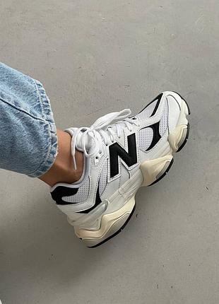 New balance 9060 white black