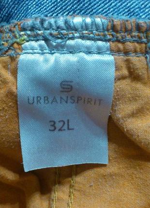 Джинси чоловічі сині джинси чоловічі сині urban spirit straight fit р. 32l🇵🇰5 фото