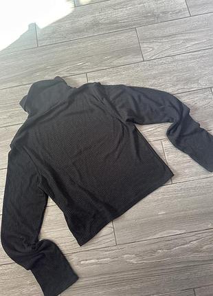 Водолазка в рубчик укорочена