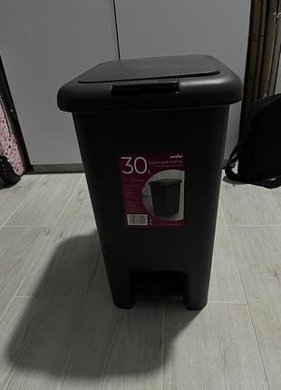 Відро для сміття mbm home антрацитове 30 л