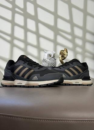 💎чоловічі кросівки adidas zx 750 grey black mocco
