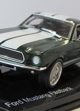 Ford mustang fastback 1967, fast &amp; furious. 1:43 бокс. форсаж №7 форд мустанг 1967