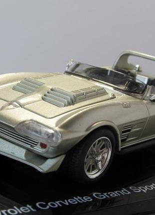 Chevrolet corvette grand sport stingray 1963, fast &amp; furious. 1:43 бокс. форсаж №37 шевроле корвет