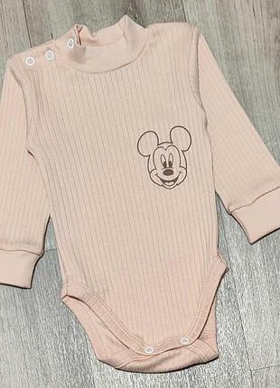 Боди "mickie mouse" 56-62см, 62-68см, 68-74см, 86-92см, 92-98см