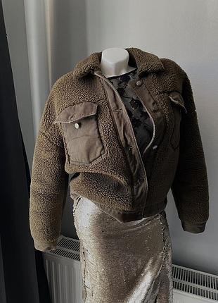 Куртка шубка тедді zara