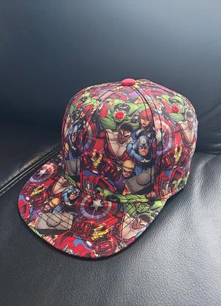 Детская кепка (снепбек) marvel avengers (4-7 лет)