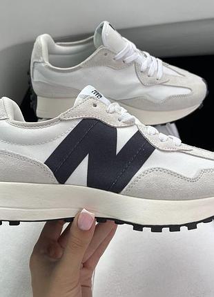 Кросівки new balance 327 white black premium sale!!!