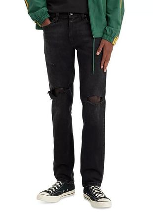 Мужские джинсы 511 slim levi's с рваными деталями