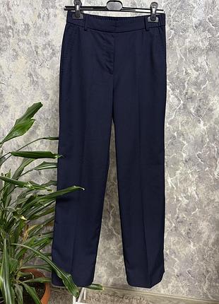 Брюки штани класичні сині прямі брюки esprit 8/30