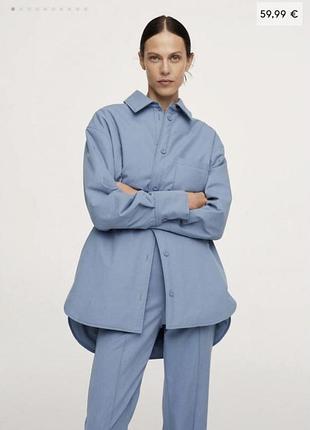 Куртка сорочка з утепленням mango