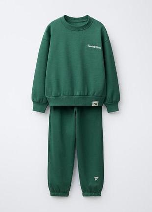 Костюм zara зелений