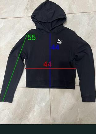 Оригінальне худі puma чорне 7