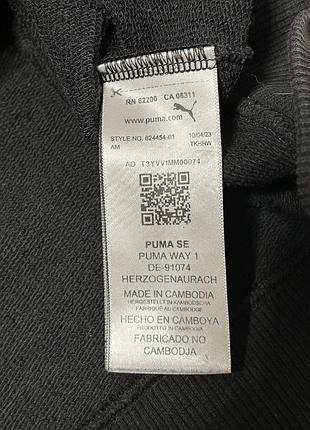 Оригінальне худі puma чорне 6