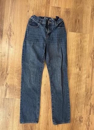 Джинси жіночі straight / прямі сині, денім, ykk, розмір 14 (m-l)