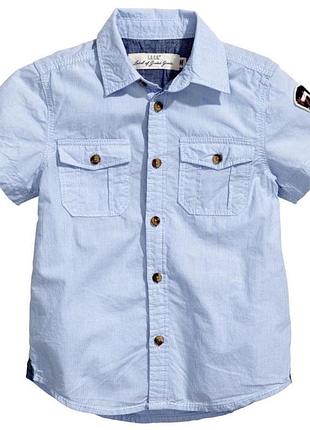 Рубашка тенниска с коротким рукавом h&amp;m 8-9 лет, 128 см 134 см