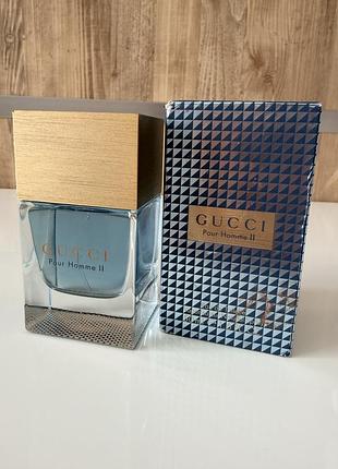 Gucci pour homme ii туалетна вода 50 мл, оригінал