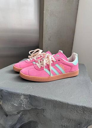 Adidas gazelle pink mint