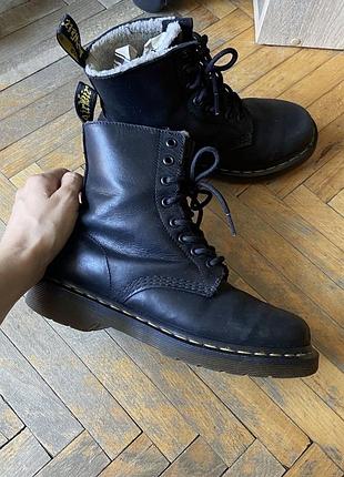 Чоботи dr. martens 1460 serena (зимові) / мартіна / мартина / мартінс