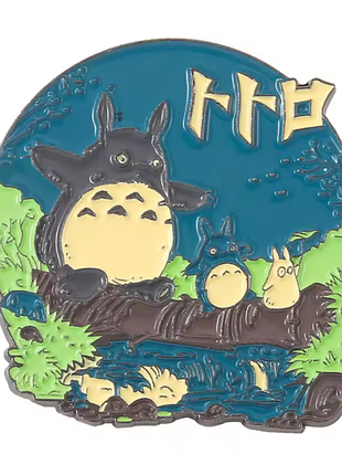 Аниме значок мой сосед тоторо студия гибли хаяо миядзаки брошь my neighbor totoro studio ghibli hayao miyazaki anime