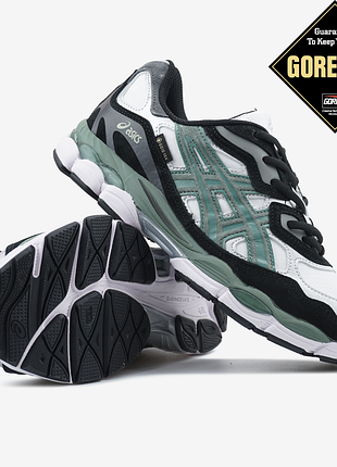 Кроссовки asics gel-nyc white black ivy gore-tex  💧 влагозащита/термо ❄️  арт 5070