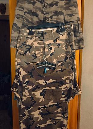 Камуфляжная футболка multicam t-shirt милитари футболки мультикам
