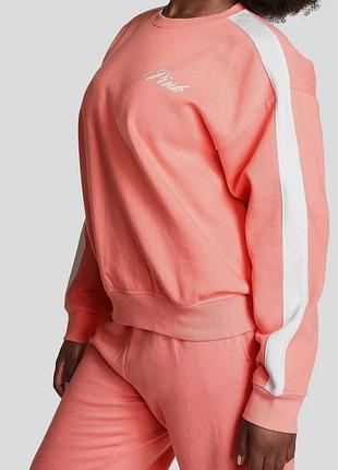 Розовый свитшот  victoria's secret pink