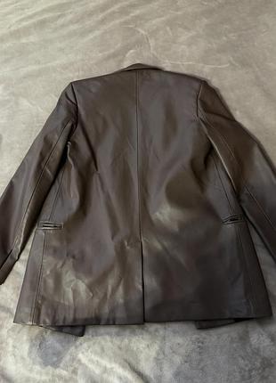 Шкіряний жакет zara