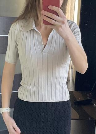 Поло в рубчик від h&m