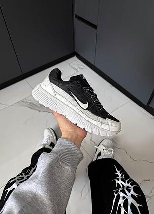 Кроссовки nike p-6000 black/white
