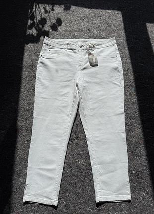 Джинси нові білого кольору slim fit  up2 fashion розмір l 48