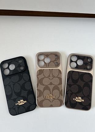 Чохол,чехол coach для iphone 17, 17 pro, 17 pro max