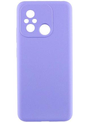 Чехол silicone cover lakshmi full camera (aaa) для xiaomi redmi 12c сиреневый / dasheen