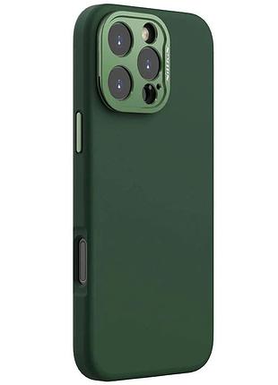 Чехол silicone nillkin lenswing prop magnetic для apple iphone 16 pro max (6.9") зеленый / green