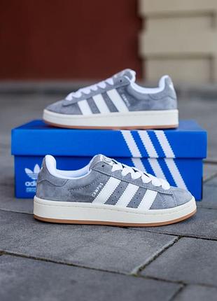 Adidas campus grey white