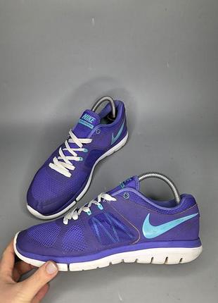 Беговые кроссовки nike flex 2014 run в цвете concord/purple haz