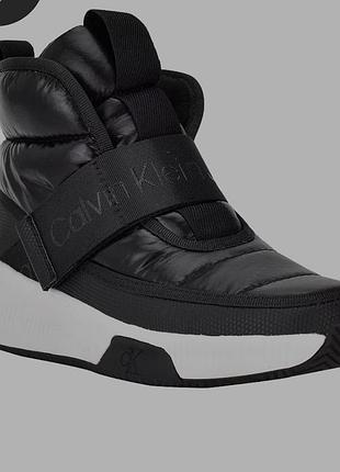 Утепленные ботинки сникерсы calvin klein 8.5