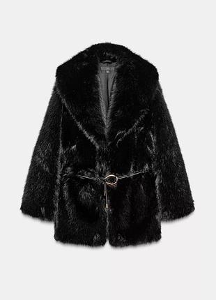 Шуба zara подовжена