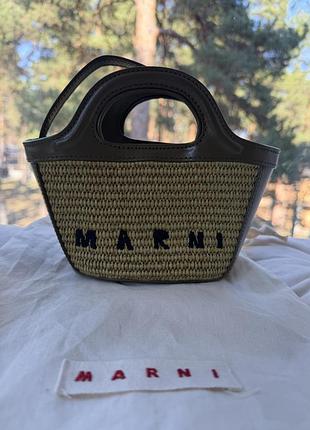 Marni tropicana tote micro рафія оригінал
