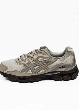 Мужские кроссовки asics gel-nyc beige brown / smb+ 🔗