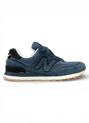 Женские кроссовки new balance 574 dark blue / smb+ 🔗