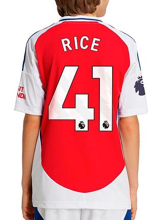 Футболка adidas arsenal home rice 41, дитяча, 9-10 р./140 см, артикул is8141