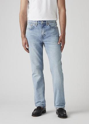 Мужские джинсы levi's 514TM straight fit 005141705 - светло-голубой деним, прямой крой. оригинал.