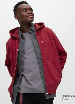 Хлопковая худи uniqlo
унисекс 

❤️ плотный 100% хлопок
свободная посадка
двунитка
ребристые края
выполнена в мужском размере