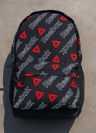 Рюкзак черно красный reebok
