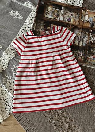 Плаття сукня в морському стилі 6 місяців petit bateau франція