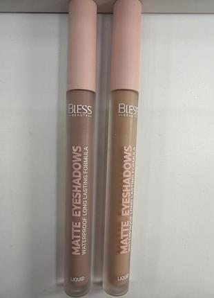 Рідкі тіні для повік bless beauty matte eyeshadows