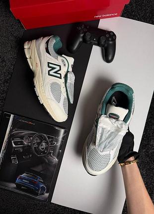 Чоловічі кросівки new balance 2002r pouch beige green